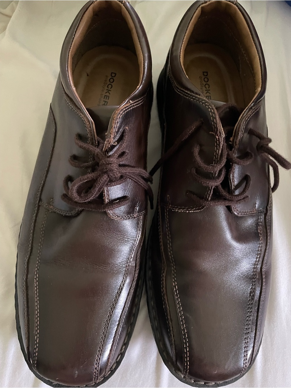 Dockers Men's Dark Brown Leather